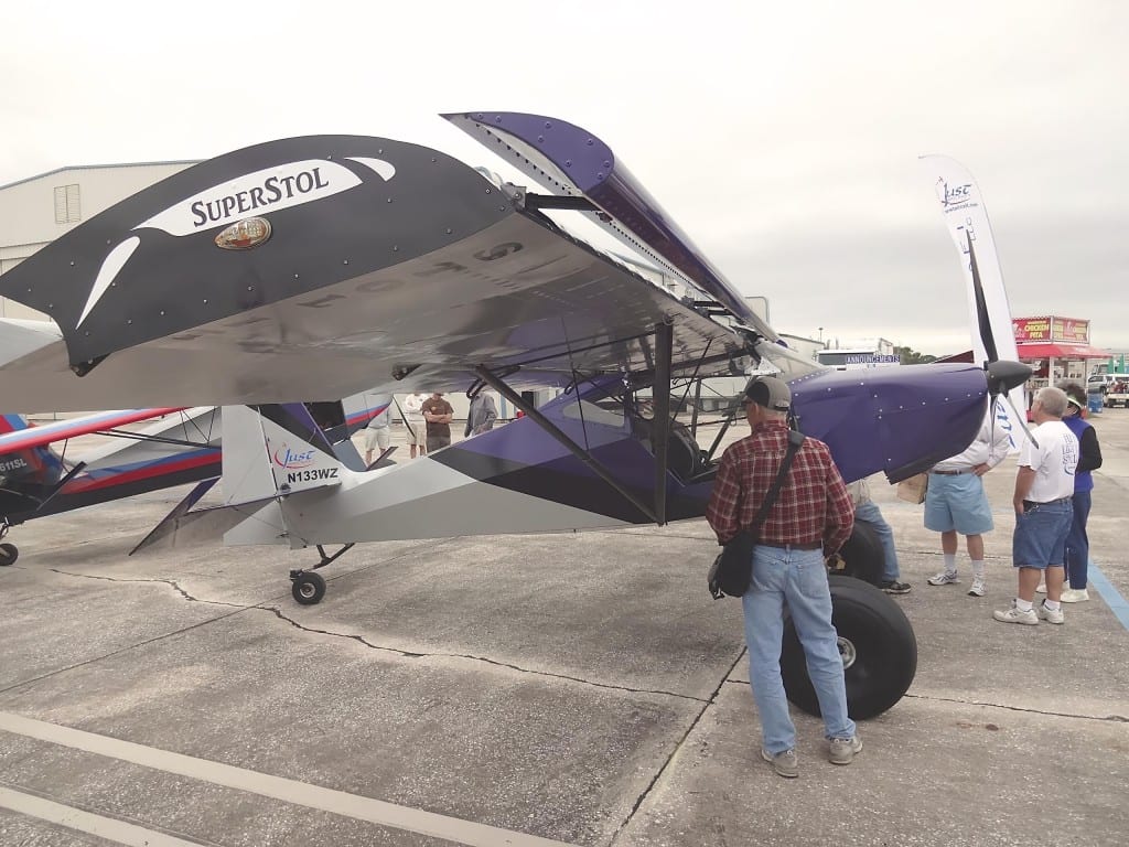 Much talk at the Sebring Expo was about Just Aircraft’s Super Stol. It is capable of radically short field operation, is built tough yet still meets LSA standards. 