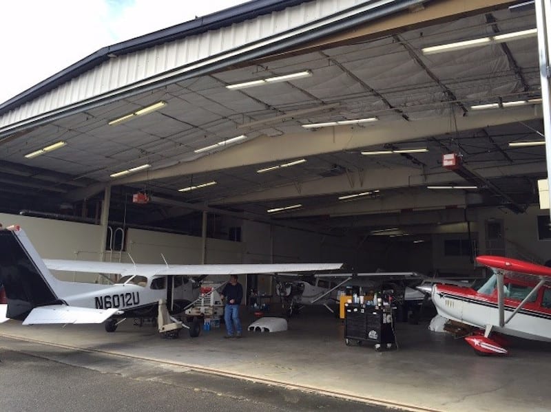 Rainier Flight Service maintenance hangar