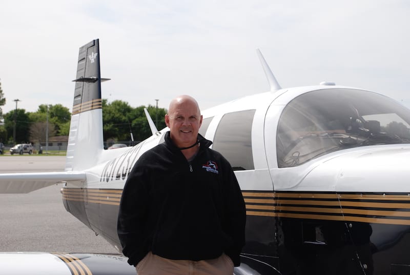 2. Sunshine Express Race Winner in the Factory Built Category was Greg Force of Woodruff, SC, in his first race. He flew his Mooney Rocket (N57323).