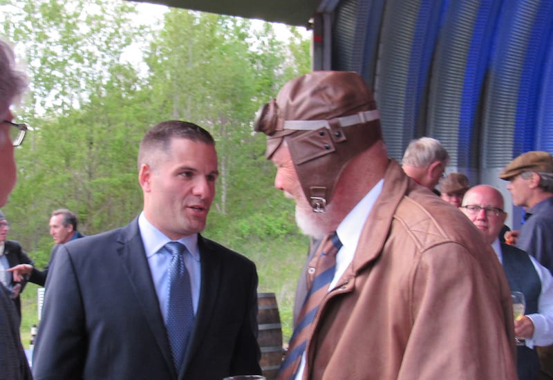 Dutchess County Execuctive Marc Molinaro with Ken Cassens