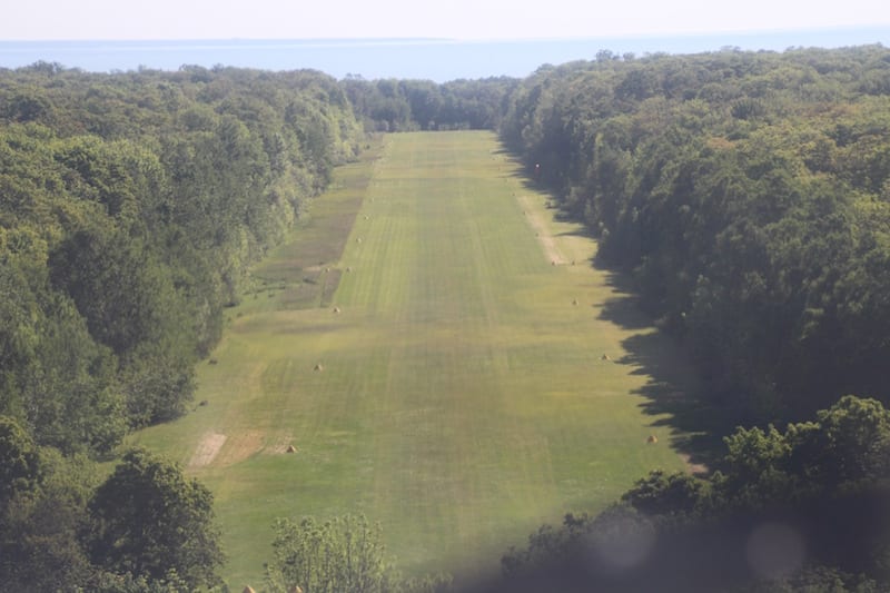 Approaching North Fox Airstrip