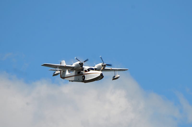 In flight 2