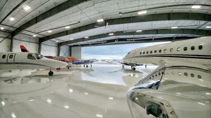 Photo 1 to Accompany Hangar Construction Complete at Jet Center at Santa Fe (KSAF)