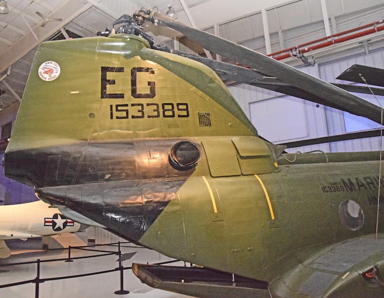 The CH-46D Sea Knight is the helicopter on which Medal of Honor recipient Private First Class Raymond Michael Clausen, Jr., was a crewmember.