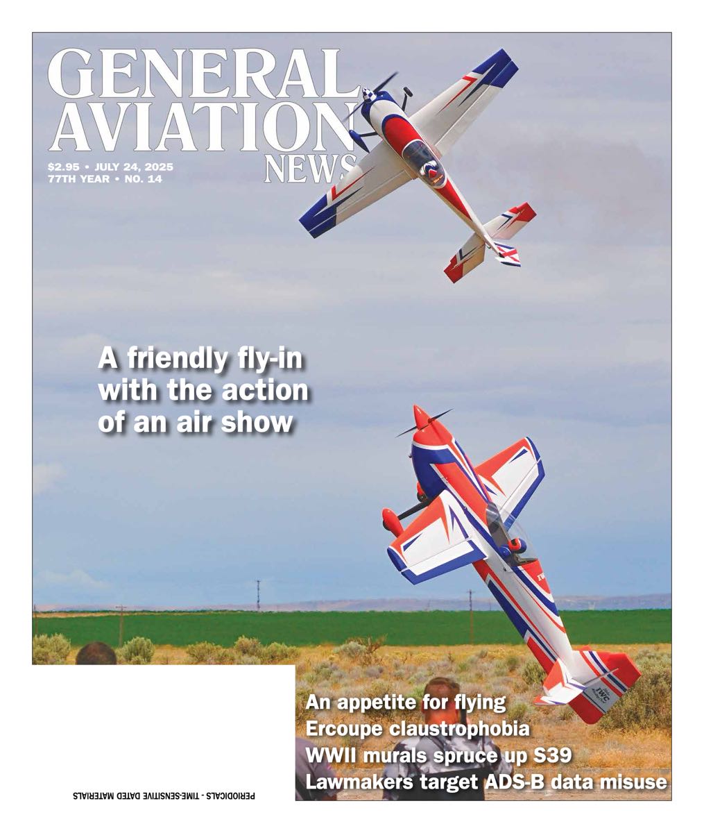 Cover of the July 24, 2025 edition of General Aviation News