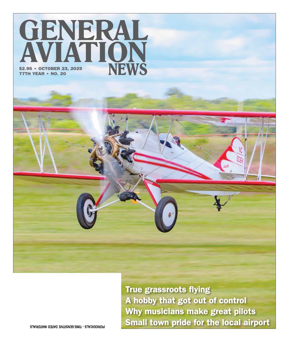 Cover of the October 23, 2025 edition of General Aviation News