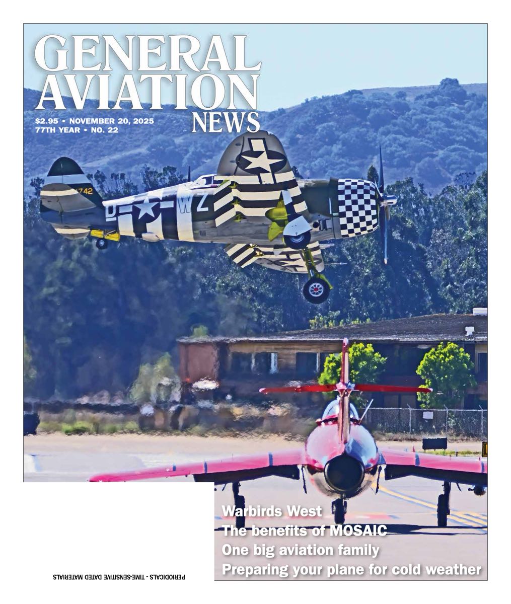 Cover of the November 20, 2025 edition of General Aviation News