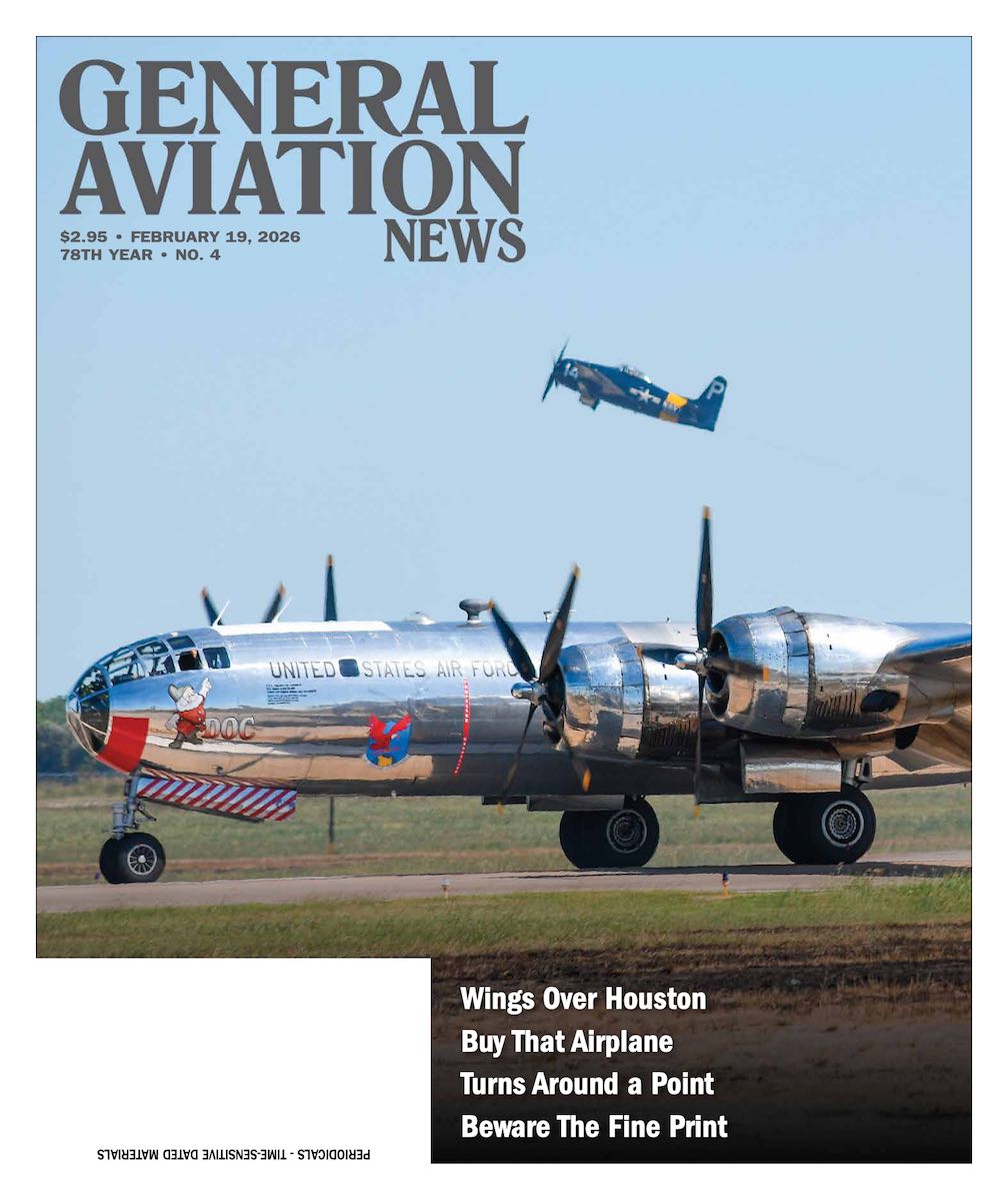 Cover of the February 19, 2026 edition of General Aviation News
