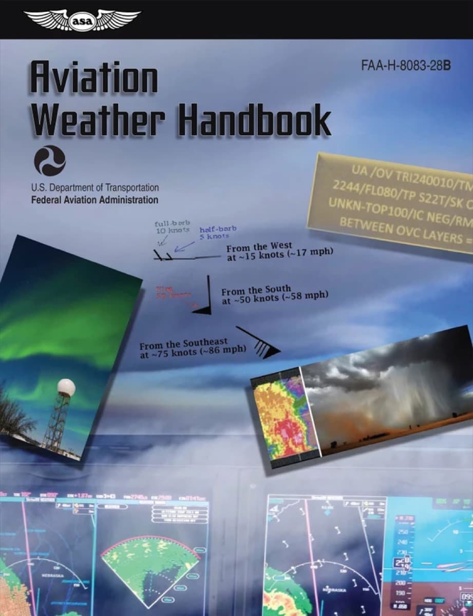 Cover of the updated Aviation Weather Handbook