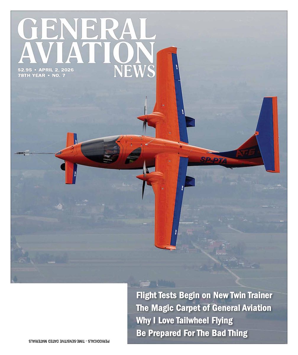 Cover of the April 2, 2026 edition of General Aviation News