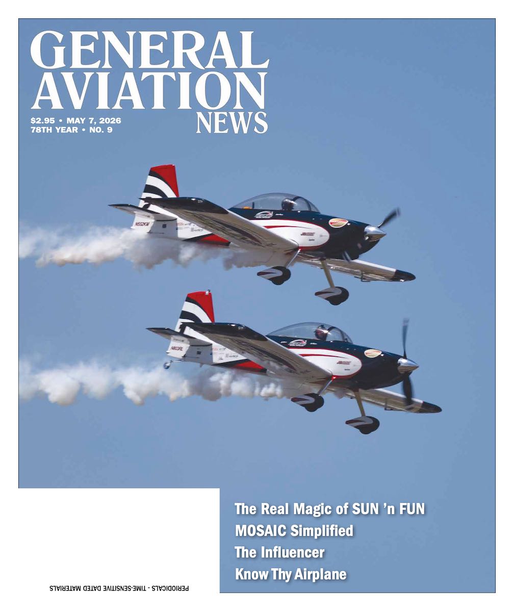 Cover of the May 7, 2026 edition of General Aviation News
