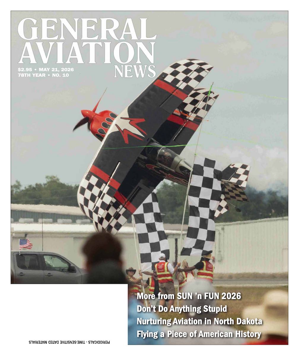 Cover of the May 21, 2026 edition of General Aviation News