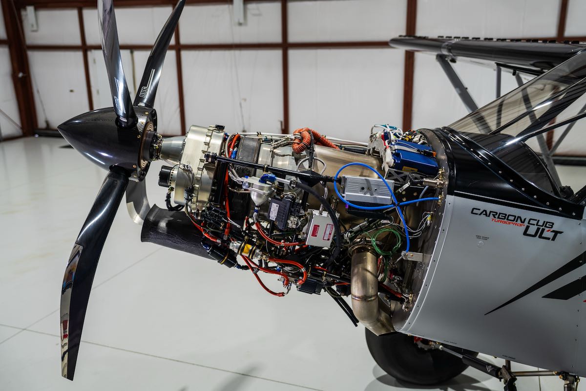 CubCrafters Carbon Cub ULT is powered by Tetro-Tech's TP-R90 turboprop engine.