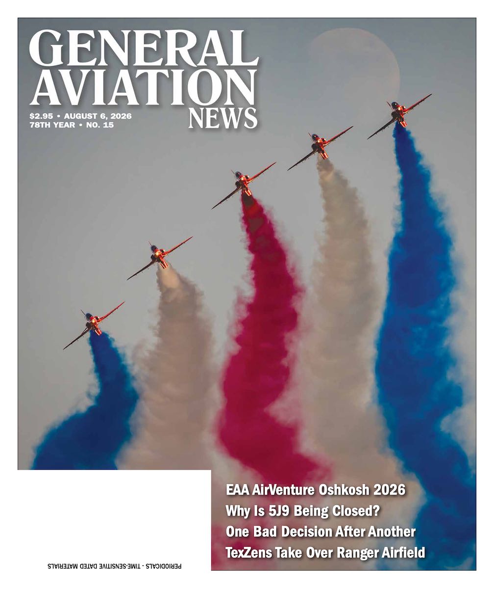 Cover of the August 6, 2026 edition of General Aviation News