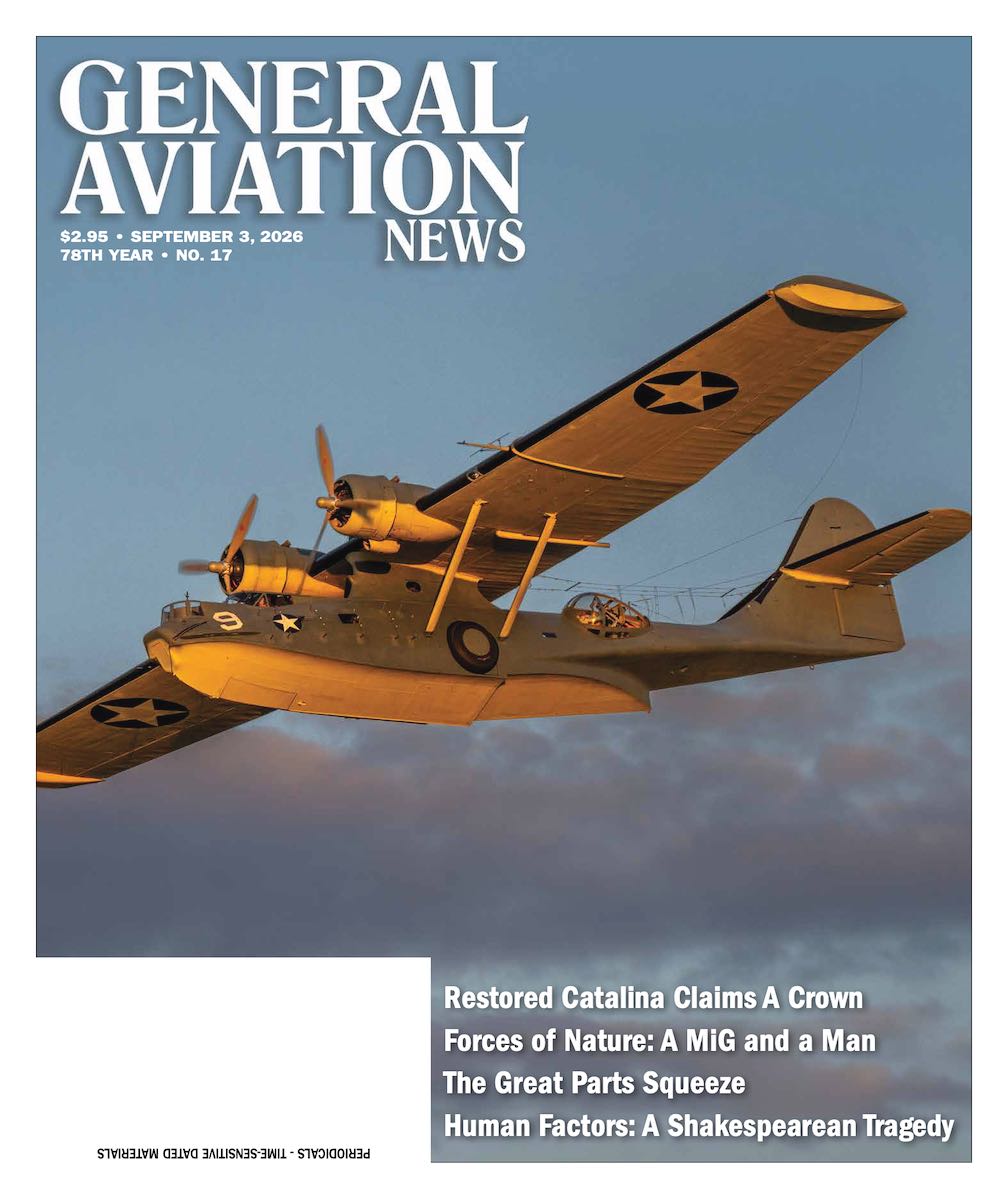 Cover of the September 3, 2026 edition of General Aviation News
