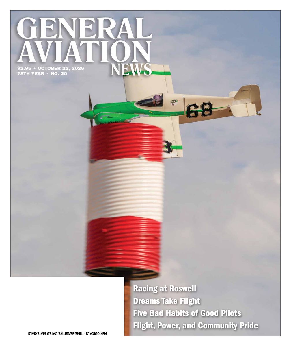 Cover of the October 22, 2026 edition of General Aviation News
